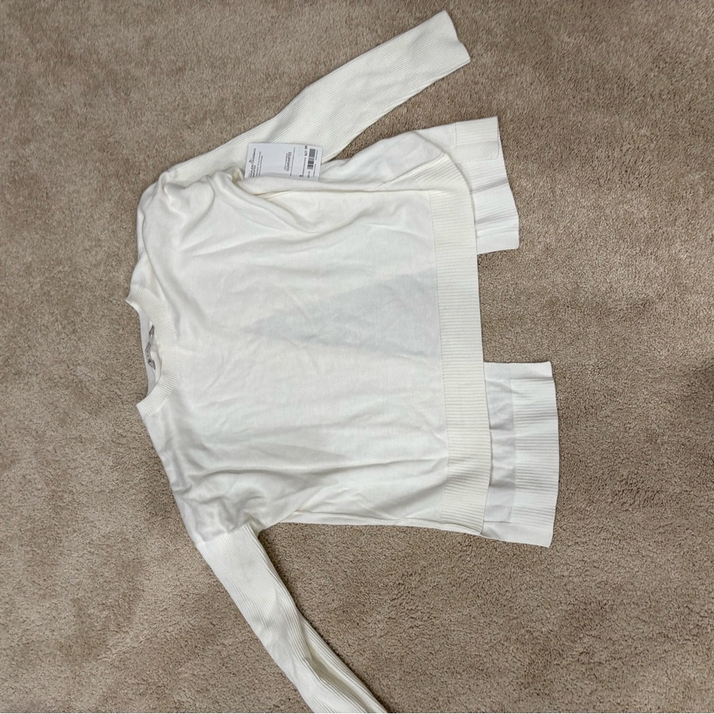 Athleta White Sweater